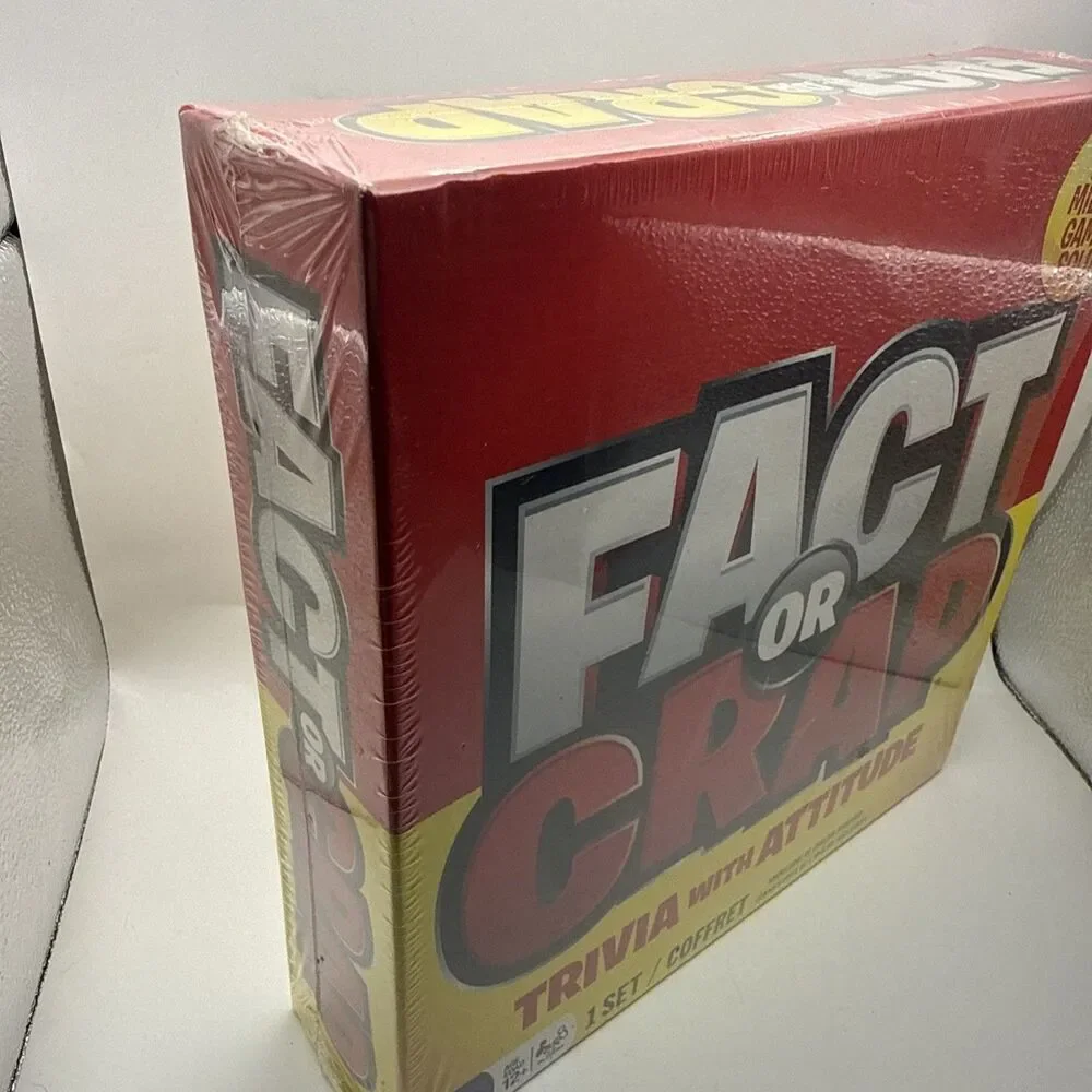 Fact or Crap Board Game Trivia with Attitude Brand New Sealed